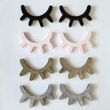 Wooden Eyelashes Wall Decor - Cozy Nursery
