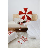 “Red Candy” Patchwork Cushion - Moi Mili