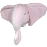 Handmade Velvet Elephant Head Nursery Decor - Cozy Nursery
