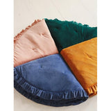 Soft Velvet Mat with Frill “Apricot” - Moi Mili