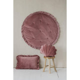 Soft Velvet Mat with Frill