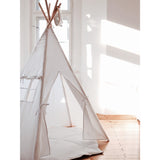 “White” Linen Teepee Tent