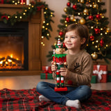 Christmas Elf Nutcracker – Hand-Painted Wooden Holiday Decoration | Festive Christmas Decor | Gift for Kids & Collectors