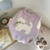 Cute Bow Cat Vest