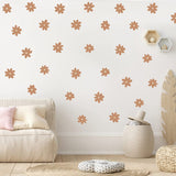 Boho Daisy Room Wall Decor Flower Wall Decals