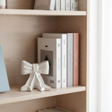 Ceramic Bow Bookends – Girly Shelf & Nursery Decor
