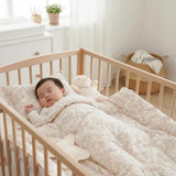Vintage Bunny Crib Bedding Set: Muslin-Feel Quilt & Pillow