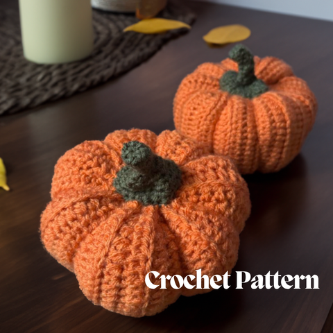 Pumpkin Crochet Pattern ONLY Beginner Crochet