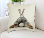 Bunny Rabbit Decorative Cushion Cover 