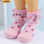 Girl's Fashion Cute Strawberry Socks
