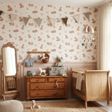 Bear Nursery Wallpaper - Cozy Nursery