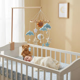 Hot-Air Balloon Baby Crib Mobile — Clouds, Stars & Sun