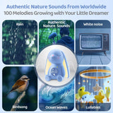 White Noise Sound Machine for Baby with Night Light
