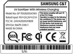Electronics Qi Wireless Charger and UV Sanitizer - US Version