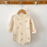 Baby Girl Knitted Romper 