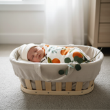 Clementine Muslin Swaddle 120x120 - Cozy Nursery