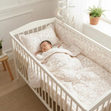 Vintage Bunny Crib Bedding Set: Muslin-Feel Quilt & Pillow