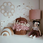 Daisy Flower Wooden Mirror 