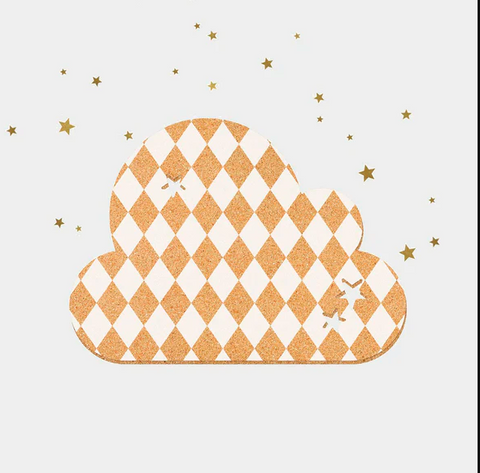 Wall Stickers French Cloud White With Stars
