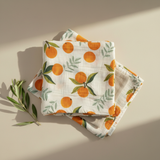 Clementine Muslin Swaddle 120x120 - Cozy Nursery