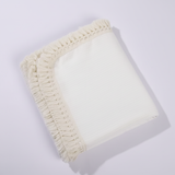 Fringe Swaddle Blanket - Cozy Nursery