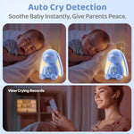 White Noise Sound Machine for Baby with Night Light
