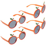 4 Pcs Orange Kids Glasses 