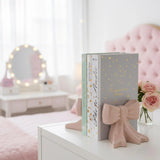 Ceramic Bow Bookends – Girly Shelf & Nursery Decor