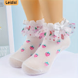 Girl's Fashion Cute Strawberry Socks