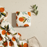 Clementine Muslin Swaddle 120x120 - Cozy Nursery