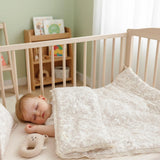 Vintage Bunny Crib Bedding Set: Muslin-Feel Quilt & Pillow