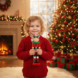 Christmas Elf Nutcracker – Hand-Painted Wooden Holiday Decoration | Festive Christmas Decor | Gift for Kids & Collectors