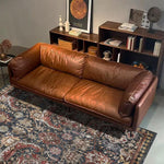 Washable Area Rugs - Perfect for Living Room, Bedroom, Kids Room, Nursery - Stain & Water Resistant Non-Slip, Pet & Child Friendly, Vintage Tribal Area Rugs (Rust, 5' X 7')