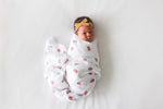 Strawberry Baby Muslin Swaddle