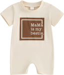 Aunties Bestie Baby Clothes Gender Neutral Baby Jumpsuit