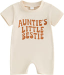 Aunties Bestie Baby Clothes Gender Neutral Baby Jumpsuit