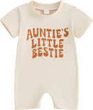 Aunties Bestie Baby Clothes Gender Neutral Baby Jumpsuit