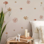 Boho Flower Wall Stickers