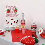 1st Birthday Strawberry Cake Topper