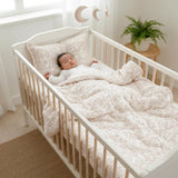 Vintage Bunny Crib Bedding Set: Muslin-Feel Quilt & Pillow