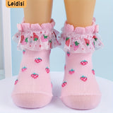 Girl's Fashion Cute Strawberry Socks