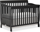 Baby Crib 5-In-1 Convertible, Wooden Cribs Converts to Toddler Bed