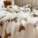 Bear Crib Bedding and Pillow Set