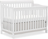 Baby Crib 5-In-1 Convertible, Wooden Cribs Converts to Toddler Bed