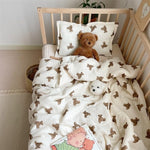 Bear Crib Bedding and Pillow Set