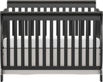 Baby Crib 5-In-1 Convertible, Wooden Cribs Converts to Toddler Bed