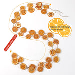 Christmas Decorations, 10Ft Dried Orange Slice Christmas Garland
