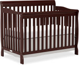 Baby Crib 5-In-1 Convertible, Wooden Cribs Converts to Toddler Bed