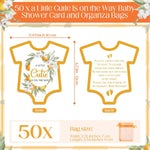 50 Sets Little Cute Baby Shower Candles Favors for Guests 