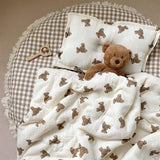 Bear Crib Bedding and Pillow Set